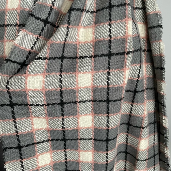 Pink Grey Scarf - Picture 3 of 6